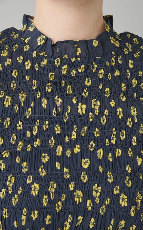 NORRAフラワープリン卜トップス