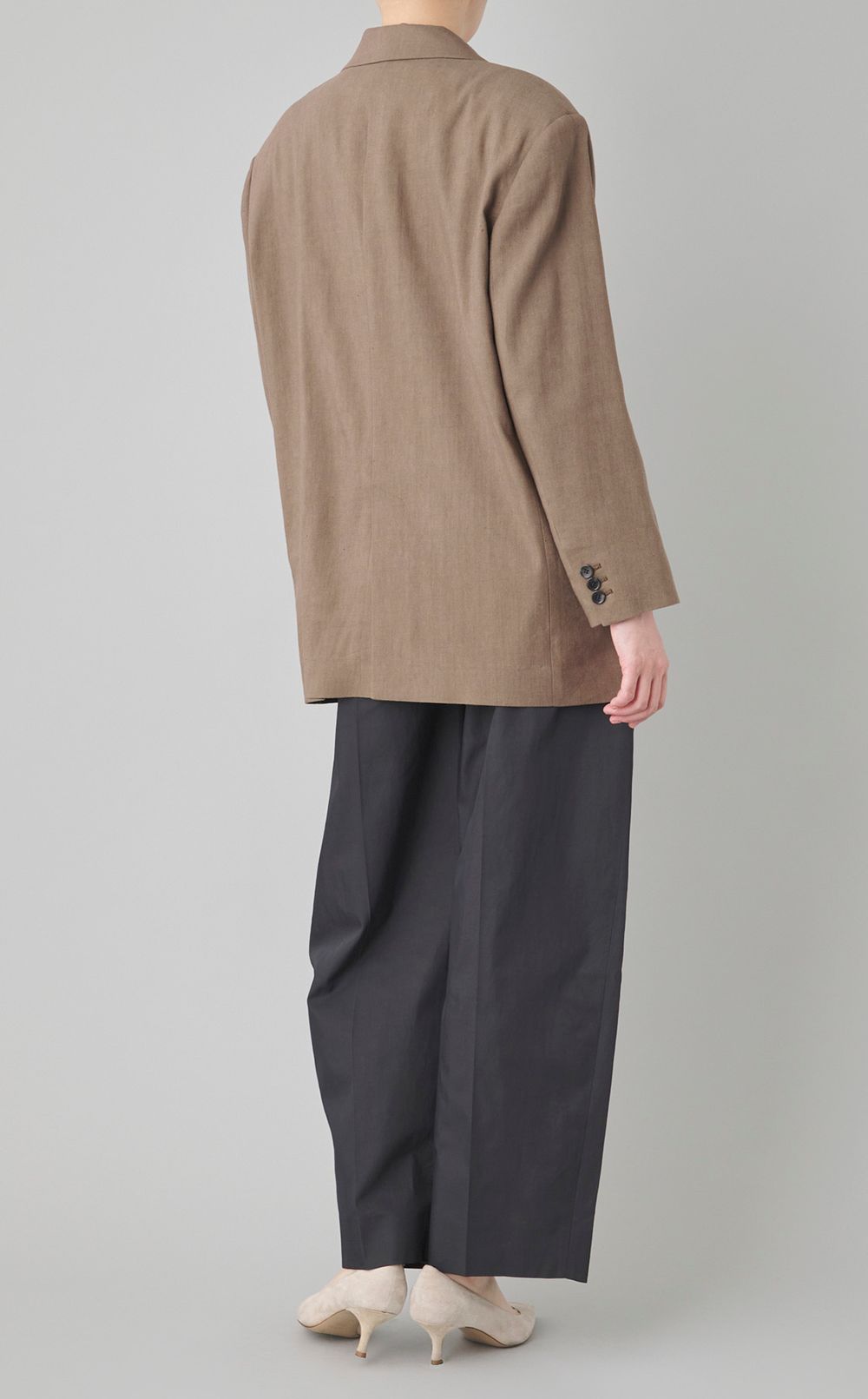 リネンウールワイドジャケット