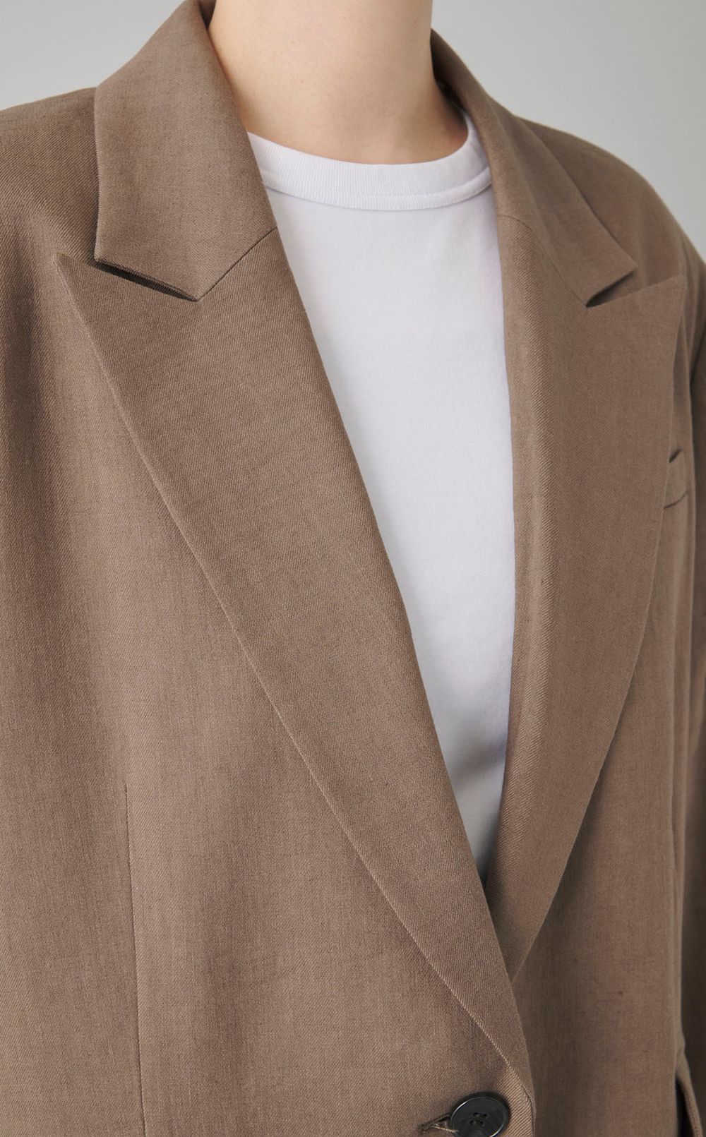 リネンウールワイドジャケット