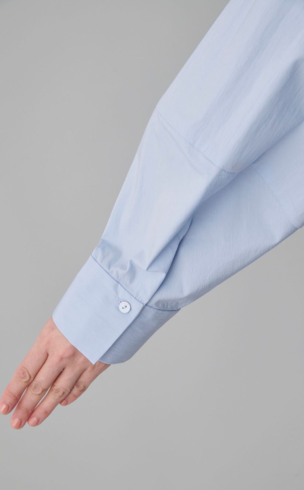 ウェーブラインシャツコンビワンピース