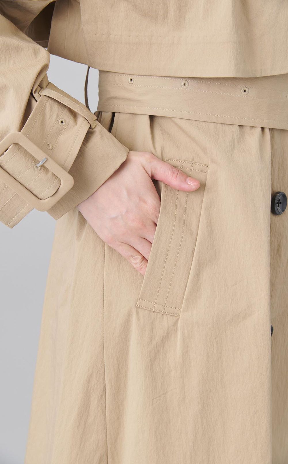 2wayスリーブトレンチコート