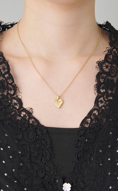 ハートモチーフ2wayネックレス