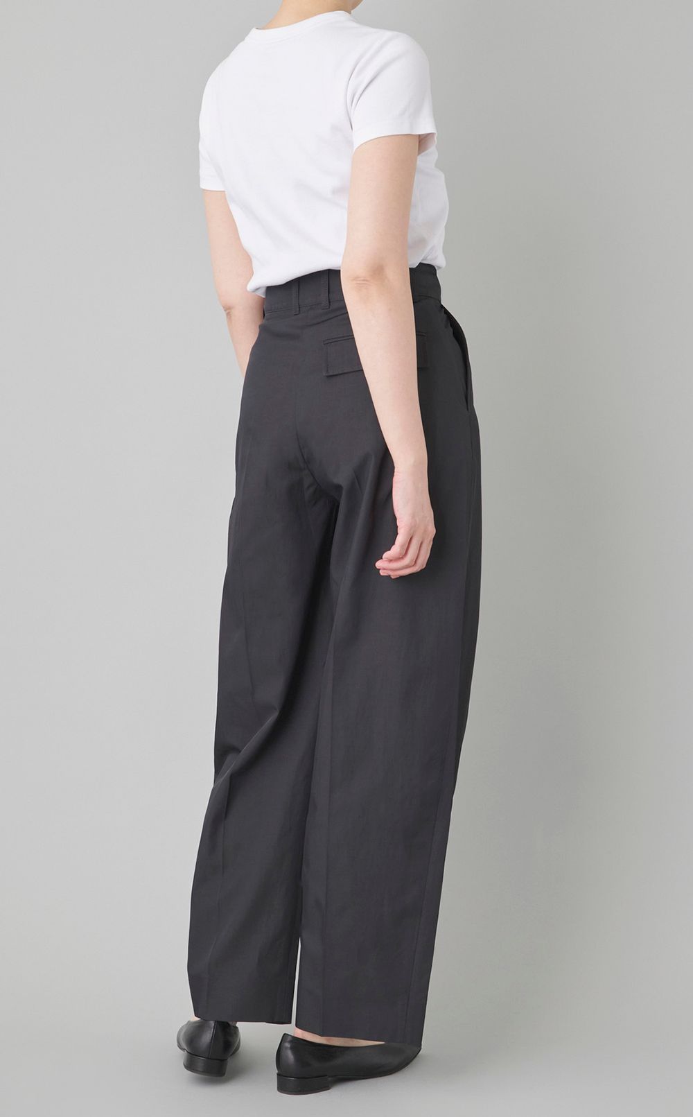 ダブルプリーツタックパンツ