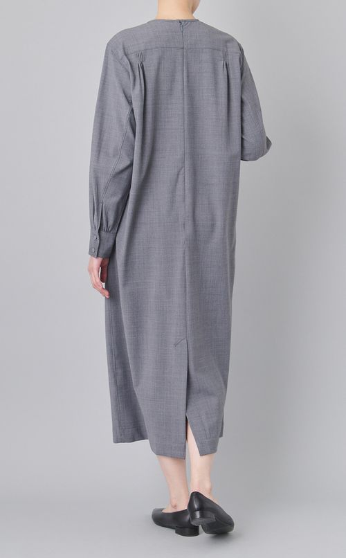 コットンタックロングワンピース