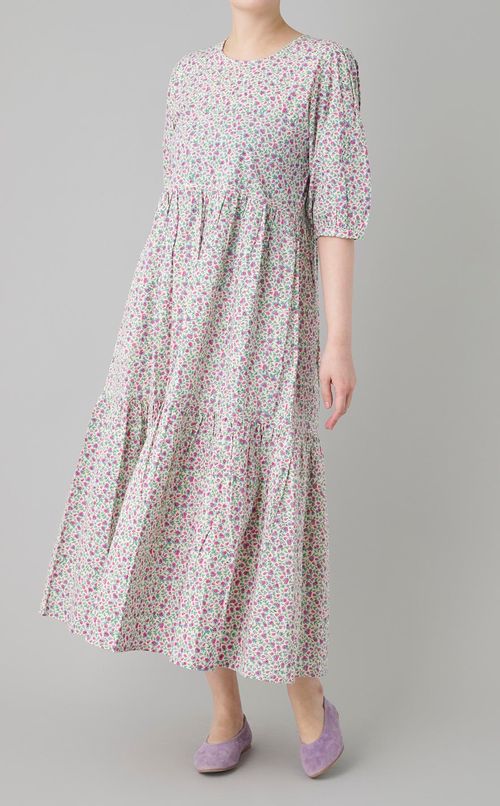 gaiaフラワープリントワンピース