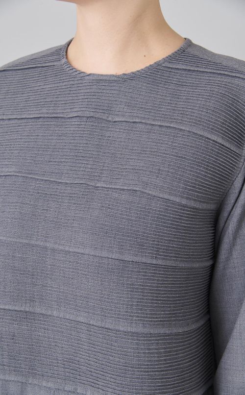 コットンタックロングワンピース