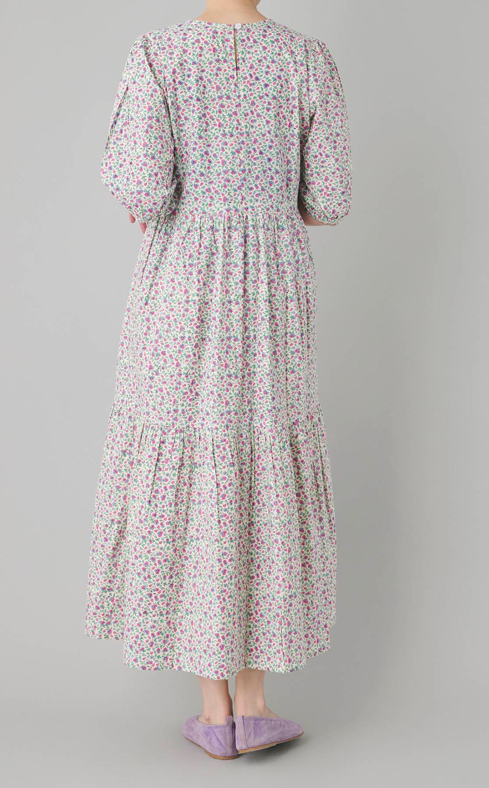 gaiaフラワープリントワンピース