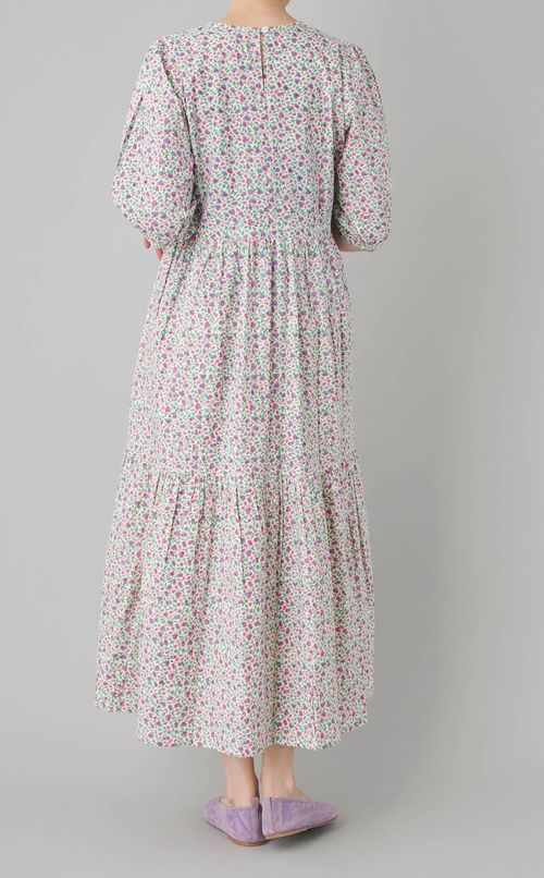 gaiaフラワープリントワンピース