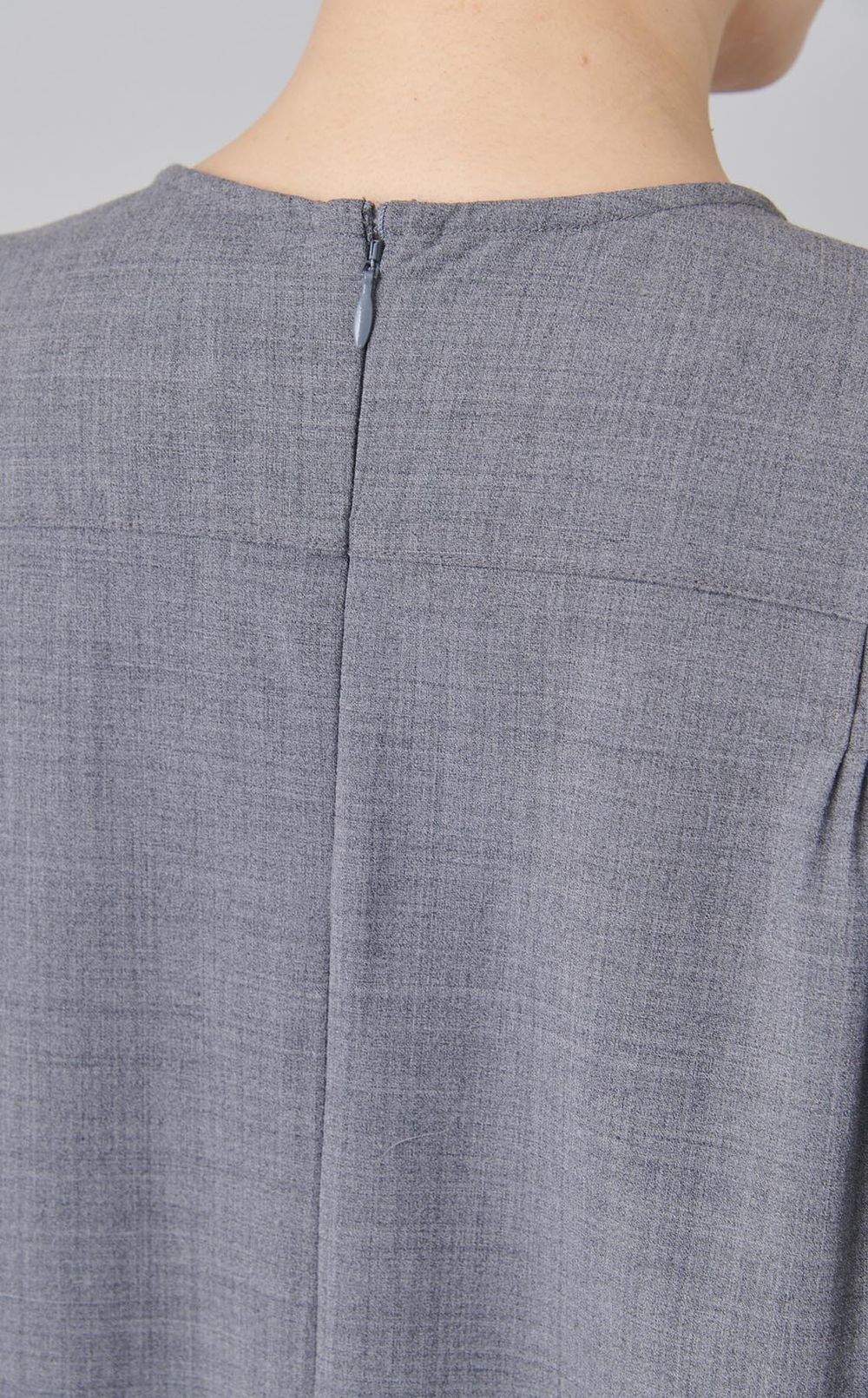 コットンタックロングワンピース