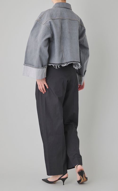 デニムショートブルゾン