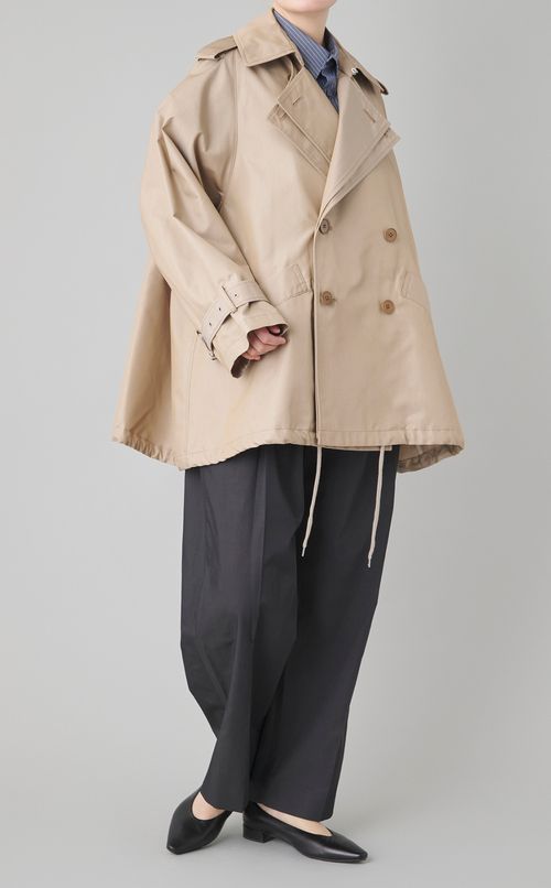 オーバーサイズ2wayトレンチコート