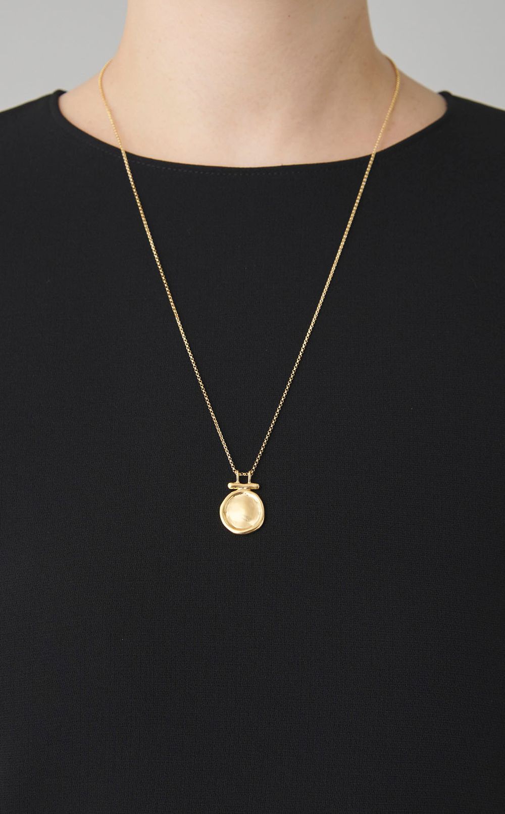 ゴールドカラー 2wayコインネックレス