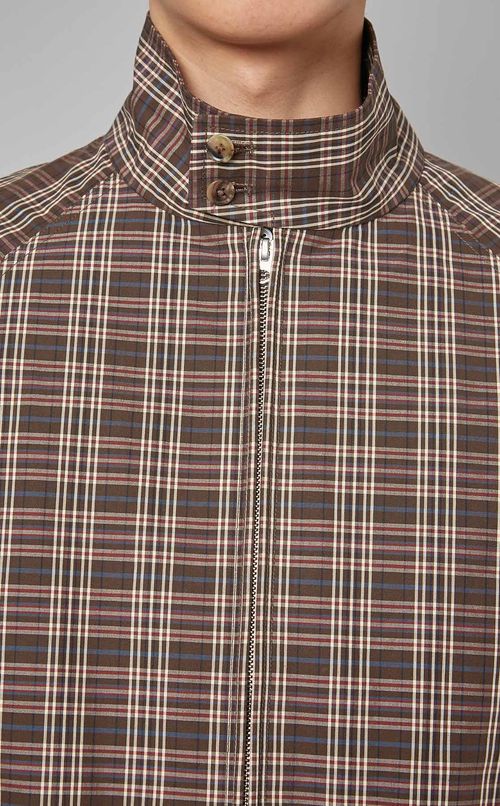 チェックゴルフジャケット