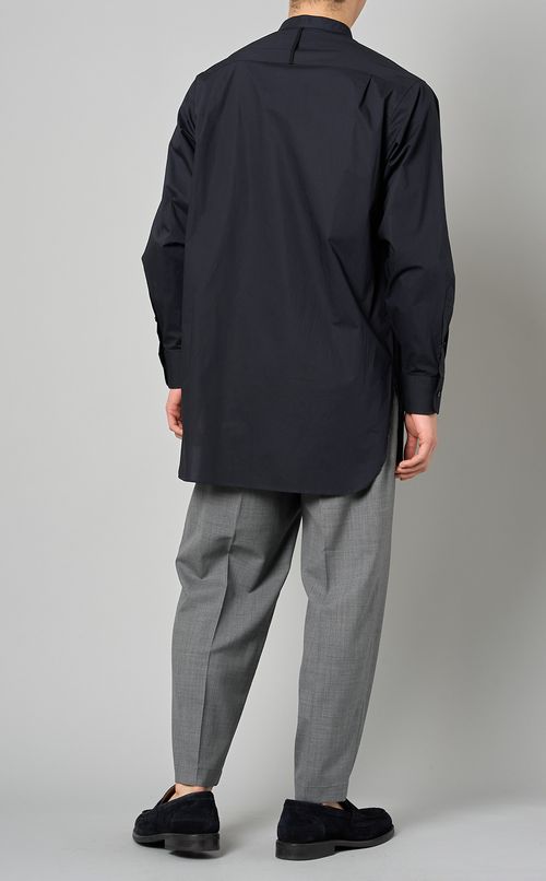 バンドカラーシャツ