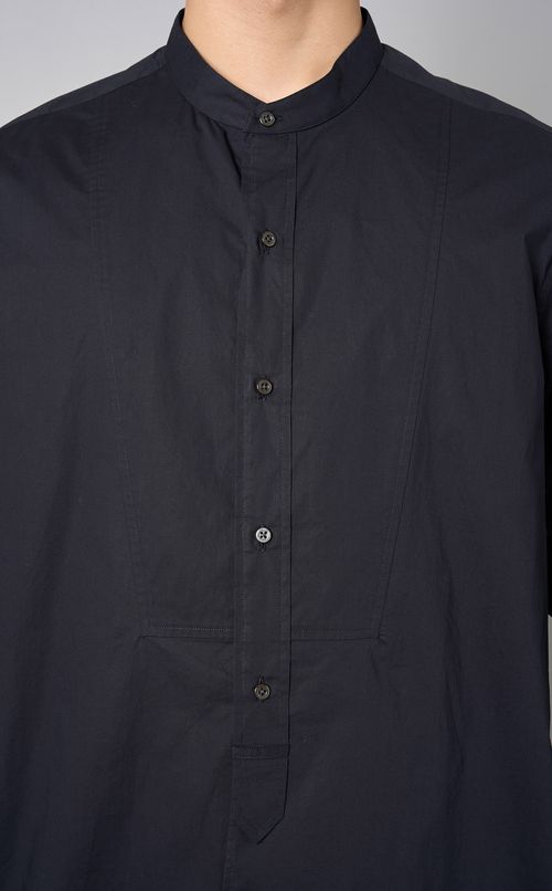 バンドカラーシャツ