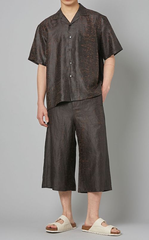 マッドダイオープンカラーシャツ