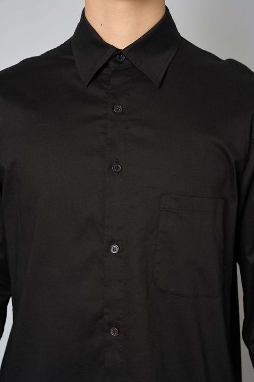 バックドレープシャツ