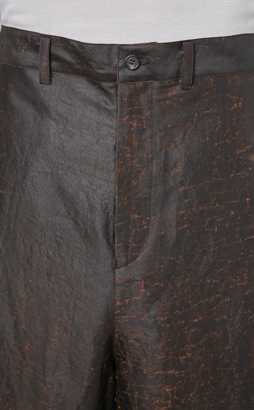 シルクプリントパンツ