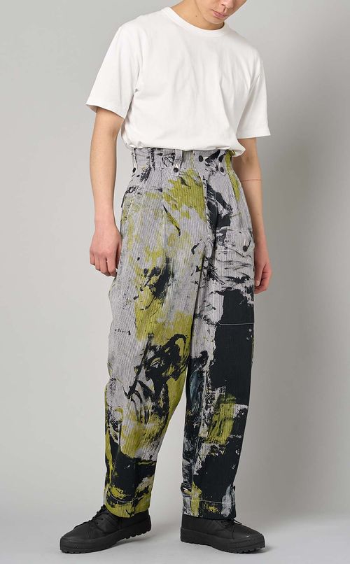 ヒッコリーペイントパンツ