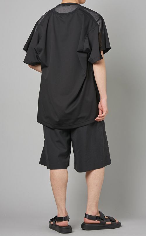 ZIP切替ハーフパンツ