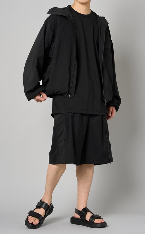 ZIP切替ハーフパンツ