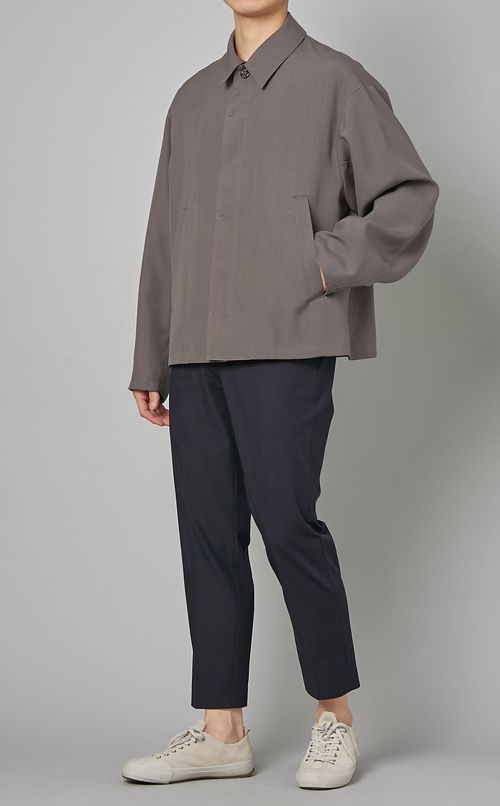 ウールレイヤードブルゾン