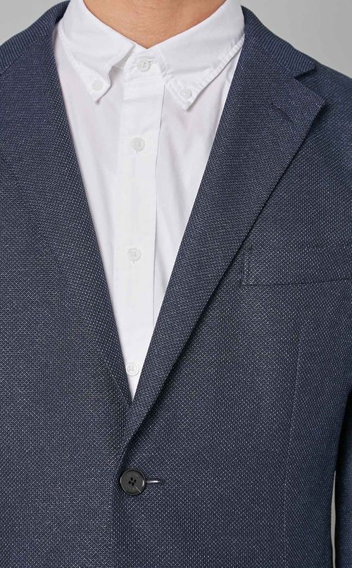 メランジジャージー2パッチジャケット