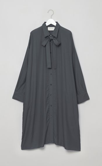 ボウタイシャツワンピース