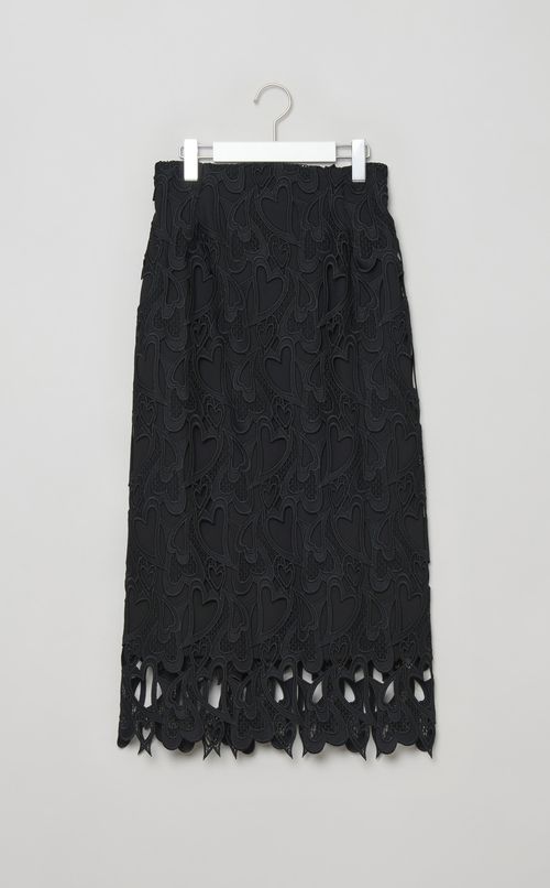 ハートレースタイトスカート