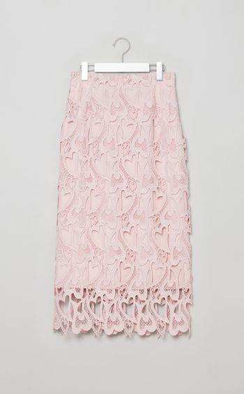 ハートレースタイトスカート