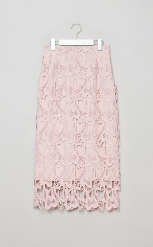 ハートレースタイトスカート