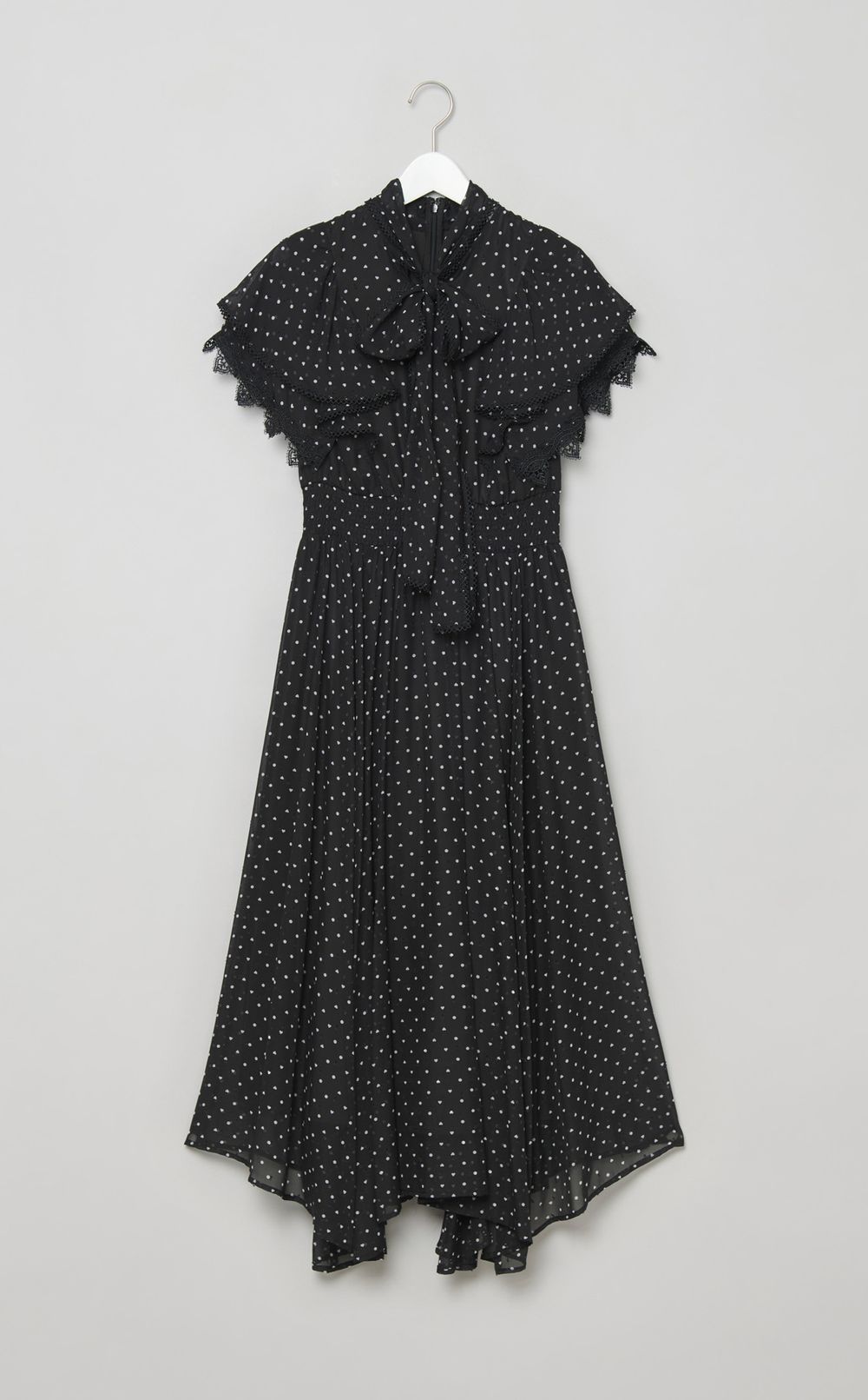 ハートドットプリントワンピース