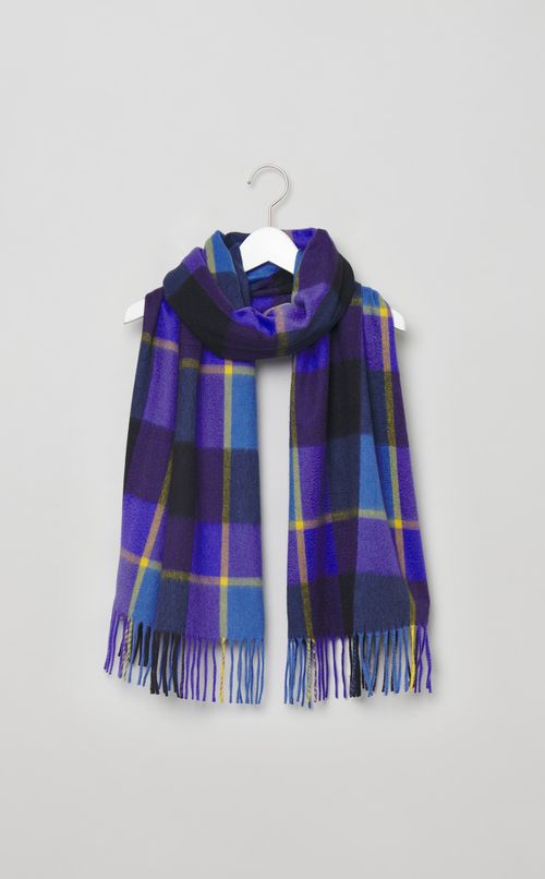 カシミヤチェックストール