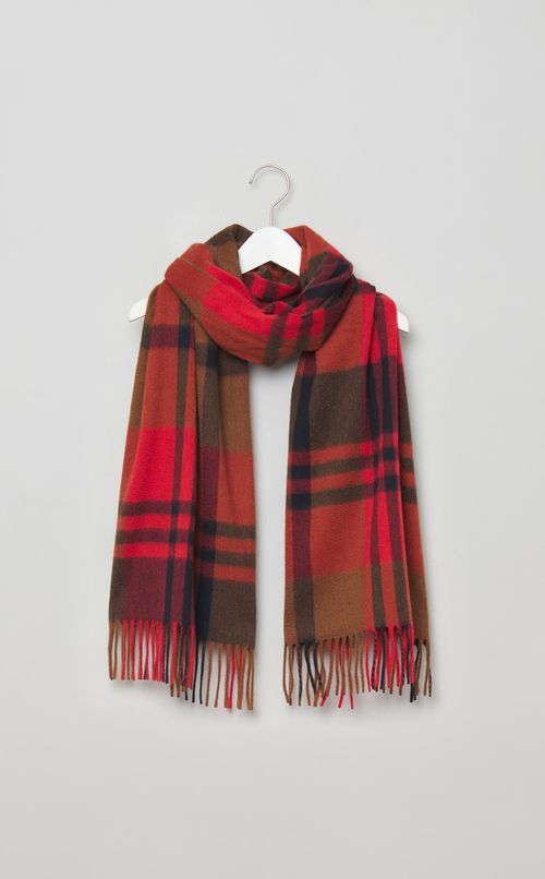 カシミヤチェックストール