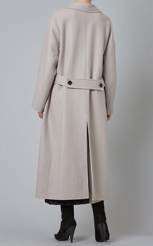 ウール混ロングコート