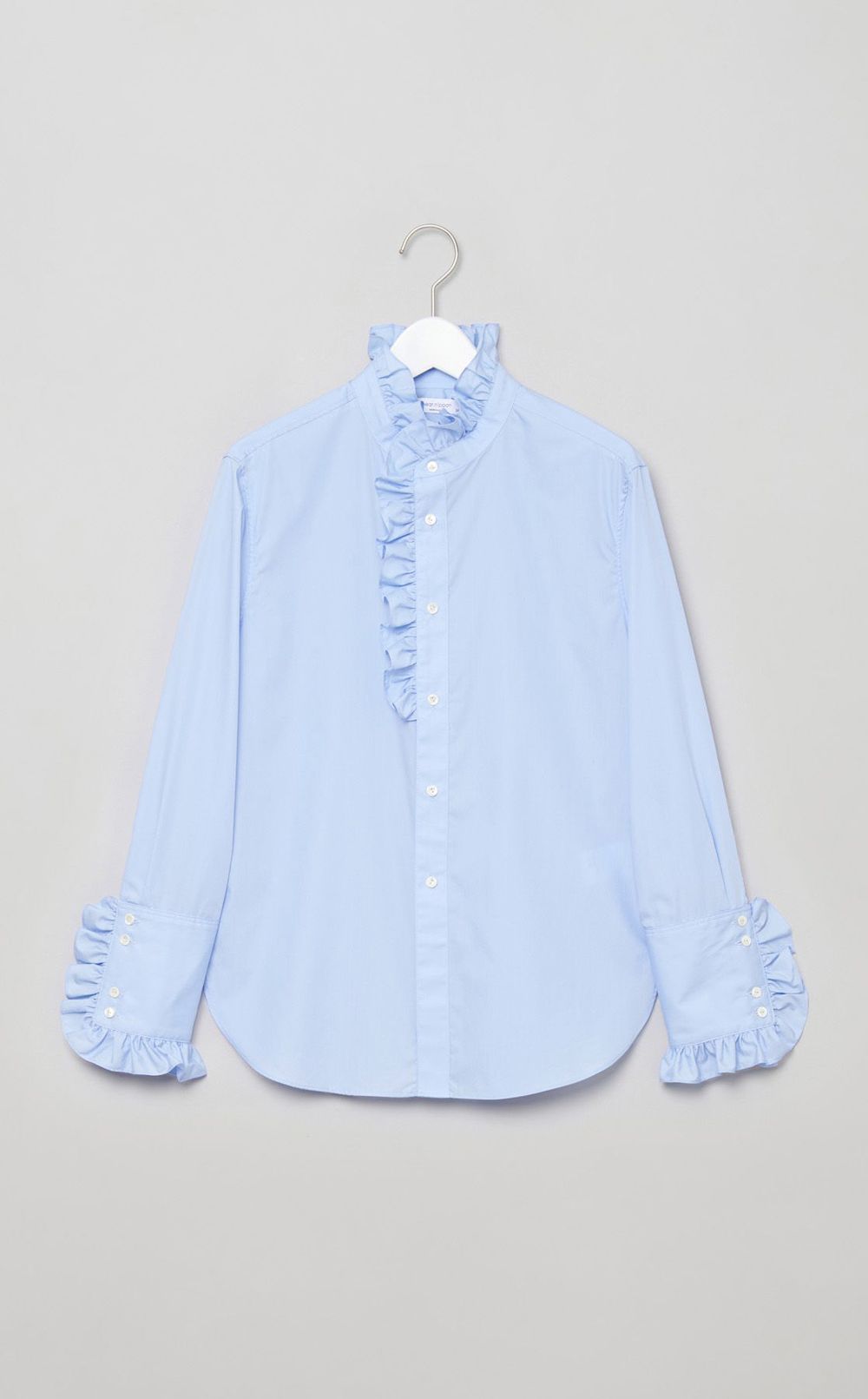 フリルデザインシャツ