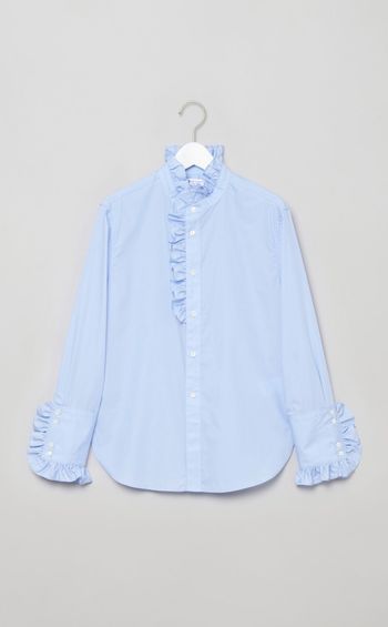 フリルデザインシャツ