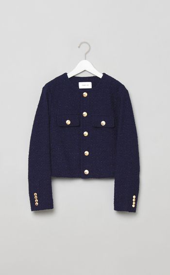 クロップドツイードジャケット