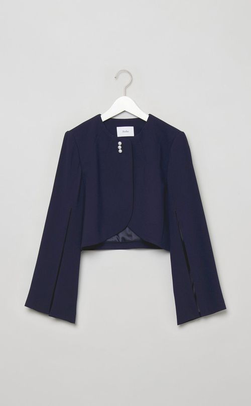 スリットスリーブショートジャケット