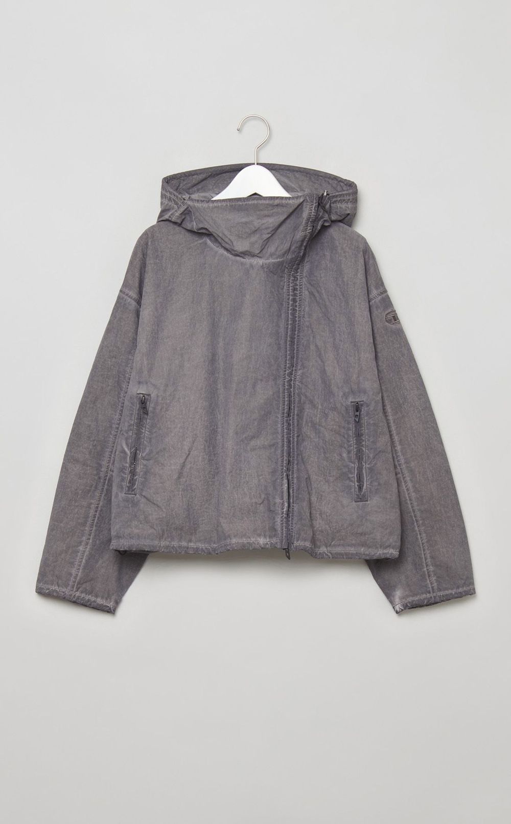 ドロップショルダーサイドジップブルゾン