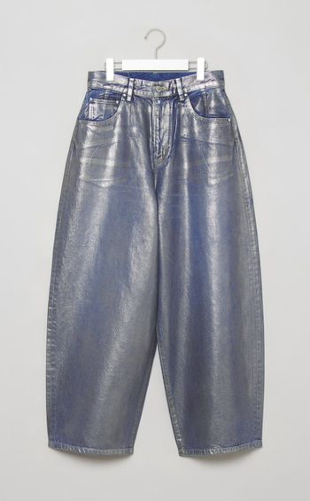 ハイウエストバルーンデニムパンツ