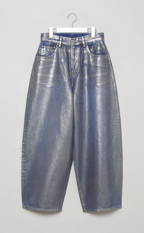 ハイウエストバルーンデニムパンツ