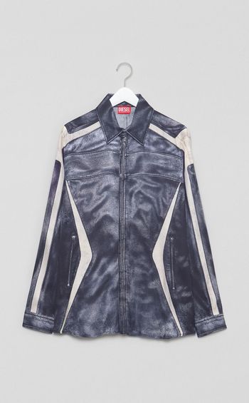 トロンプルイユプリントシャツ