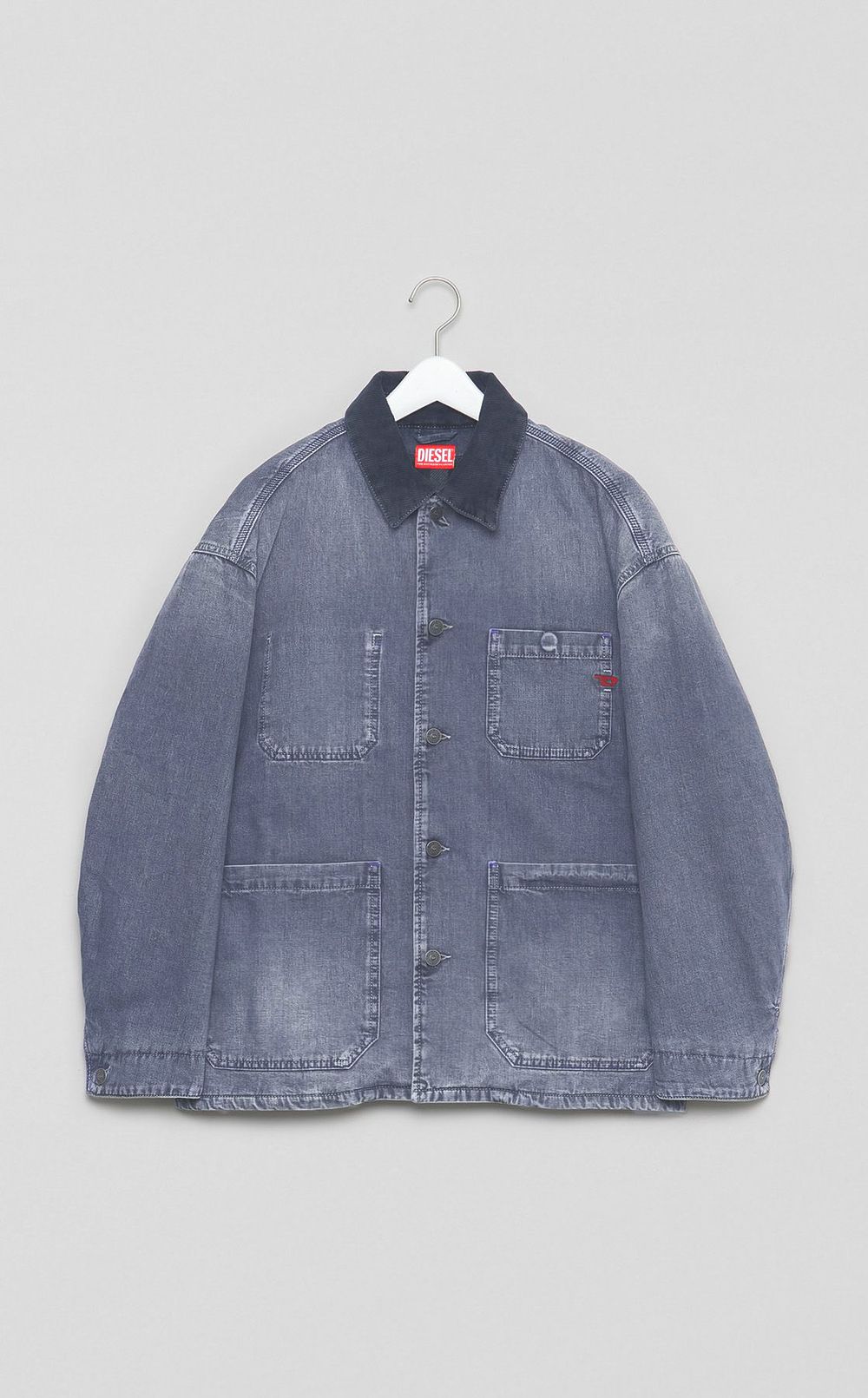 ブラックデニムカバーオール