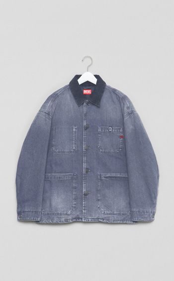 ブラックデニムカバーオール