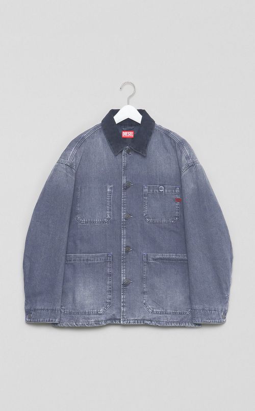 ブラックデニムカバーオール