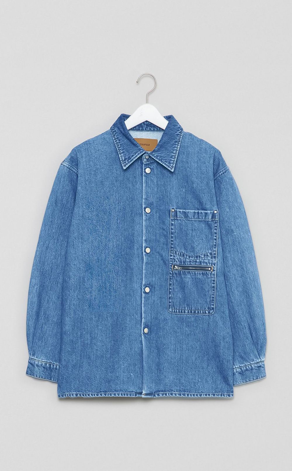 コネクトポケットフェードデニムシャツ