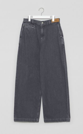 ワイドフェードデニムトラウザー