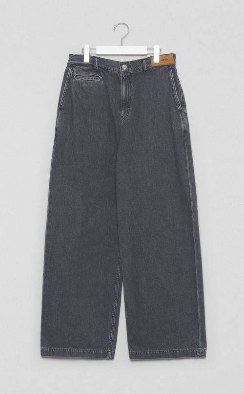 ワイドフェードデニムトラウザー