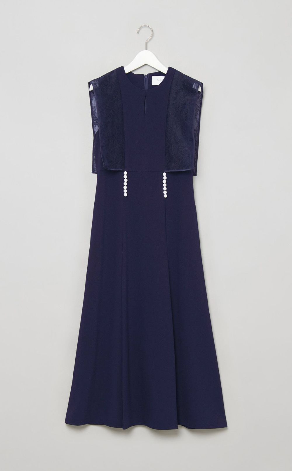 パールボックスカラーレースドレス